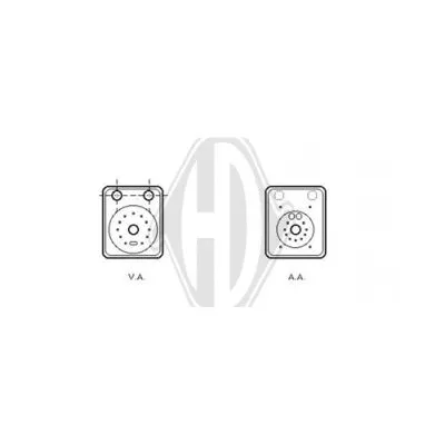 Oil Cooler, engine oil (DCO1066)