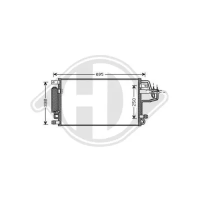 Condenser, air conditioning (DCC1895)