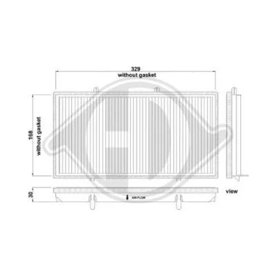 Filter, cabin air (DCI0118)