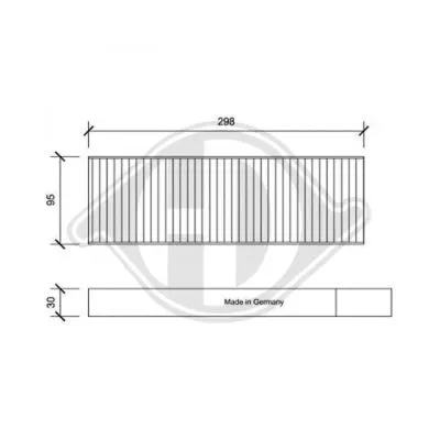 Filter, cabin air (DCI0192S)