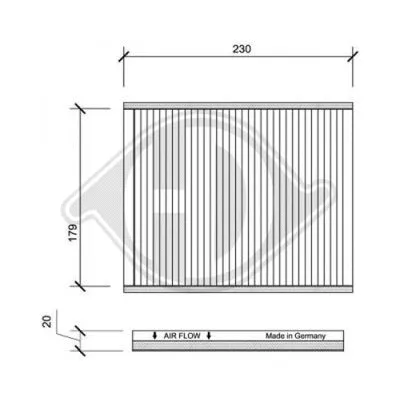 Filter, cabin air (DCI1090)