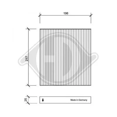 Filter, cabin air (DCI1084)