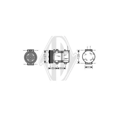 Compressor, air conditioning (DCK1255)