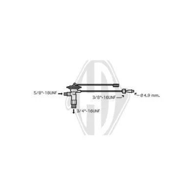 Expansion Valve, air conditioning (DCE1001)