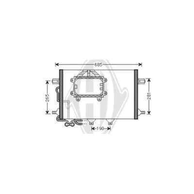 Condenser, air conditioning (DCC1697)