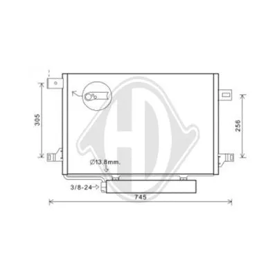 Condenser, air conditioning (DCC1698)