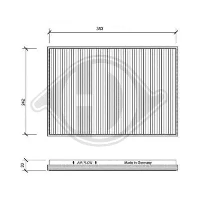 Filter, cabin air (DCI1046)