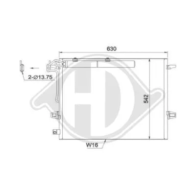 Condenser, air conditioning (DCC1692)