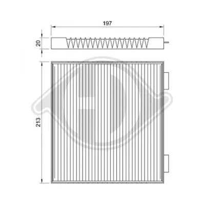 Filter, cabin air (DCI0098)