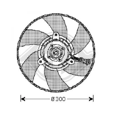 Fan, engine cooling (8220302)