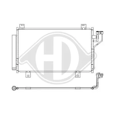 Condenser, air conditioning (DCC1678)