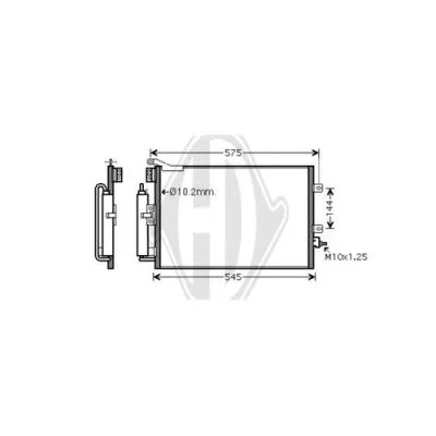 Condenser, air conditioning (DCC1765)