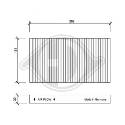 Filter, cabin air (DCI1015)