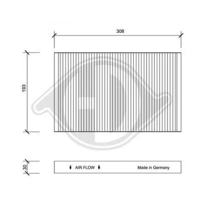 Filter, cabin air (DCI0029)