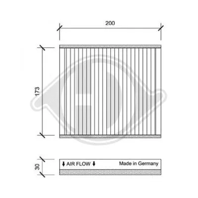 Filter, cabin air (DCI0177)