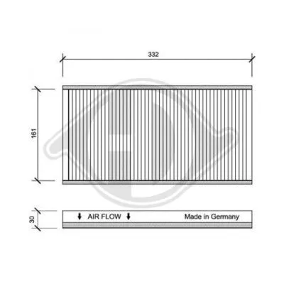Filter, cabin air (DCI1068)