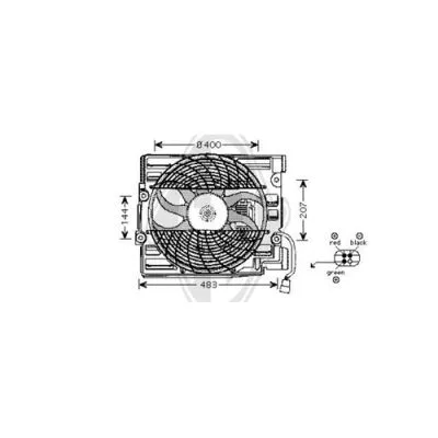 Fan, air conditioning condenser (DCL1005)