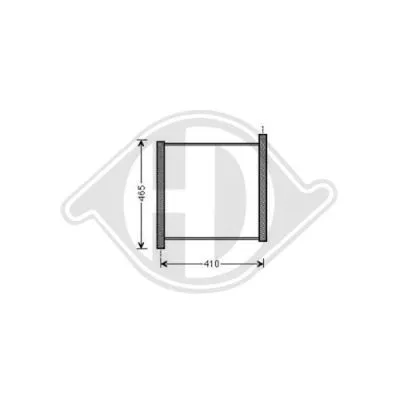 Radiator, engine cooling (DCM2306)