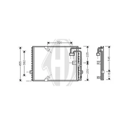 Condenser, air conditioning (DCC1045)