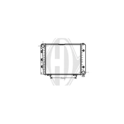 Radiator, engine cooling (DCM2316)