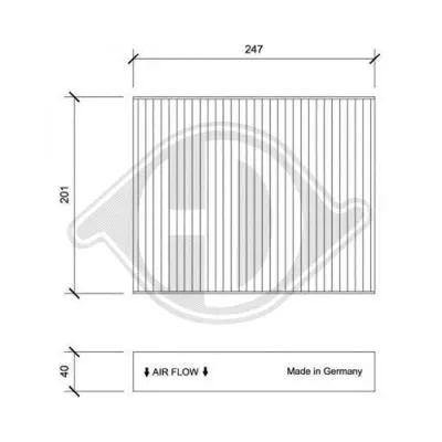 Filter, cabin air (DCI1240)