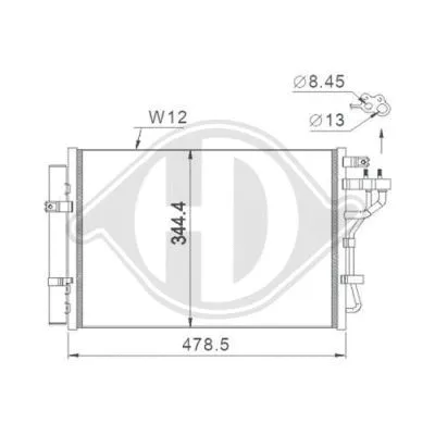 Condenser, air conditioning (DCC1945)