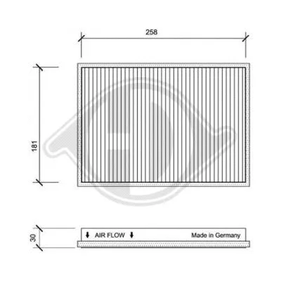 Filter, cabin air (DCI1021)