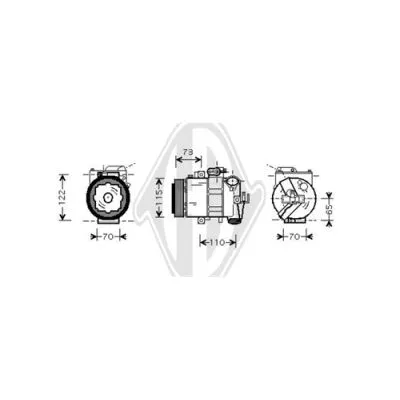 Compressor, air conditioning (DCK1603)