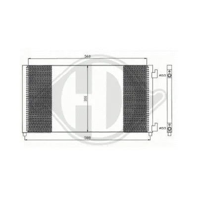Condenser, air conditioning (8345303)