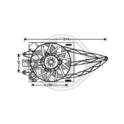 Fan, engine cooling (3434201)