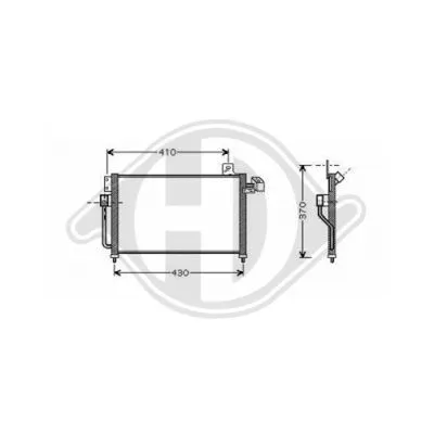 Condenser, air conditioning (DCC1232)