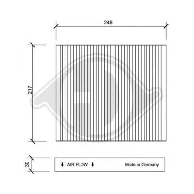 Filter, cabin air (DCI1063)