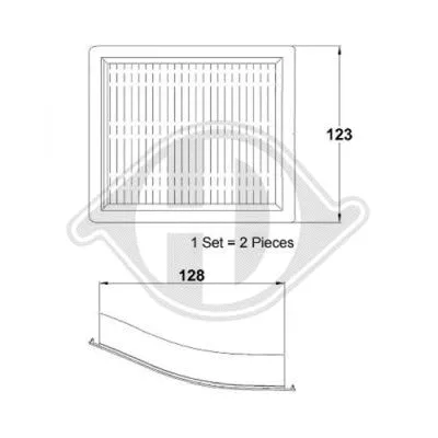 Filter, cabin air (DCI0099S)