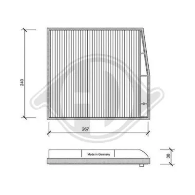 Filter, cabin air (DCI1078)