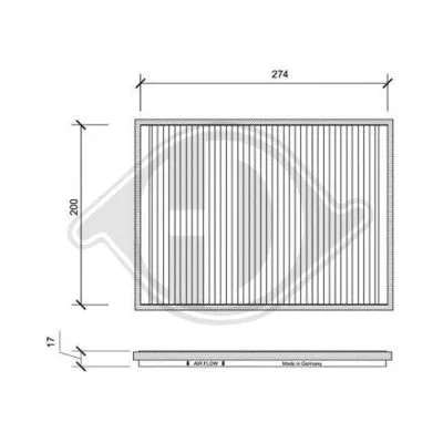 Filter, cabin air (DCI0097)