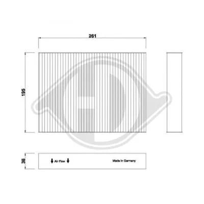 Filter, cabin air (DCI1267)