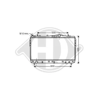 Radiator, engine cooling (8691205)