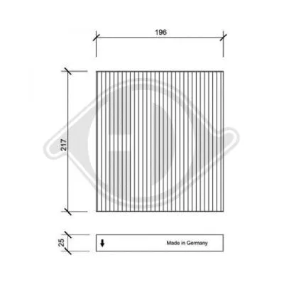 Filter, cabin air (DCI0084)