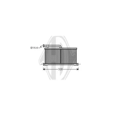 Heat Exchanger, interior heating (DCM1023)