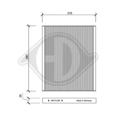 Filter, cabin air (DCI1149)