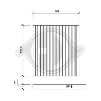 Filter, cabin air (DCI1102)