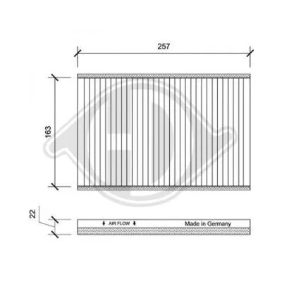Filter, cabin air (DCI0145)