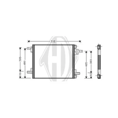 Condenser, air conditioning (DCC1262)