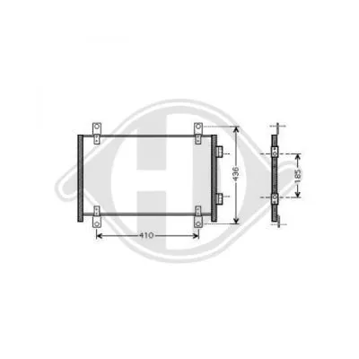 Condenser, air conditioning (DCC1157)