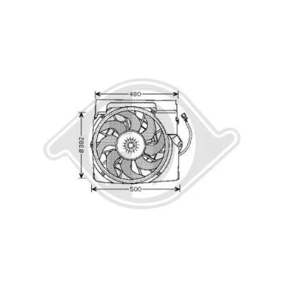 Fan, air conditioning condenser (DCL1006)
