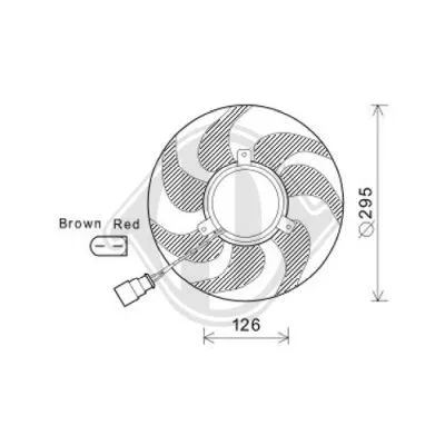 Fan, engine cooling (DCL1243)