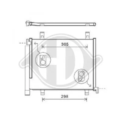 Condenser, air conditioning (DCC1863)