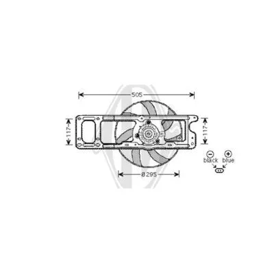 Fan, engine cooling (DCL1184)