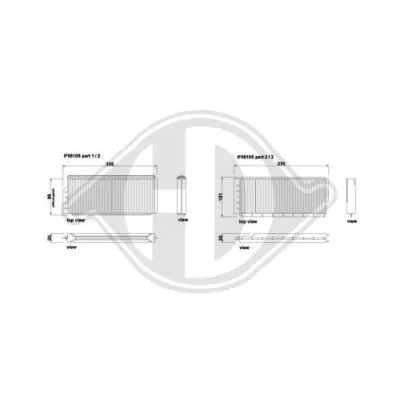 Filter, cabin air (DCI0810S)