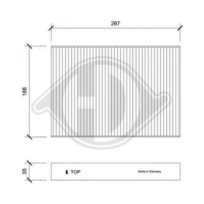 Filter, cabin air (DCI1210)